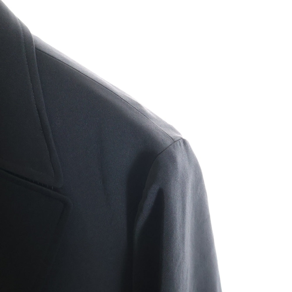 Ground Y(グラウンドワイ) 1ボタン レーヨン混 タブコート ブラック GK-C01-106