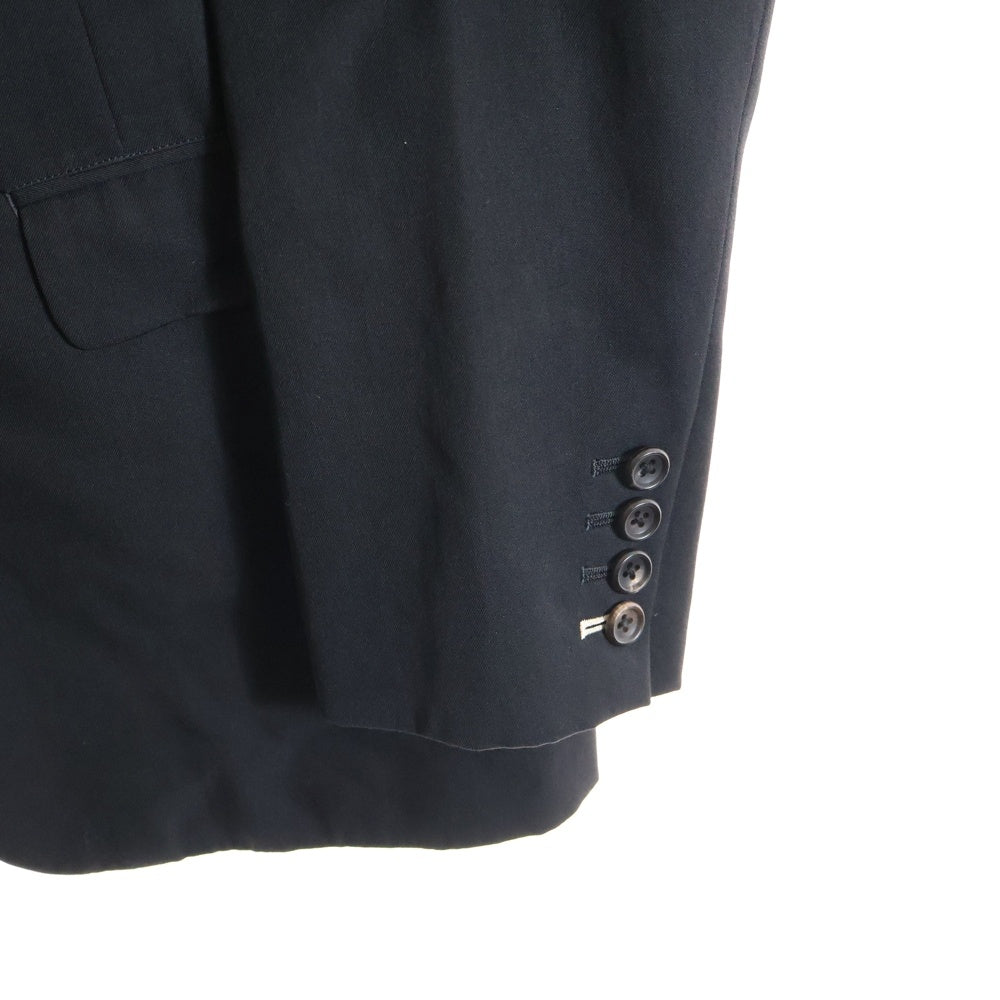 Yohji Yamamoto COSTUME D'HOMME(ヨウジヤマモト コスチュームドオム) 裏地総柄 2B ウール シングル テーラードジャケット ブラック/ゴールド HD-J95-150