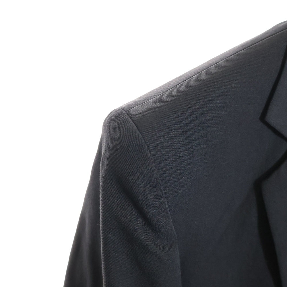 Yohji Yamamoto COSTUME D'HOMME(ヨウジヤマモト コスチュームドオム) 裏地総柄 2B ウール シングル テーラードジャケット ブラック/ゴールド HD-J95-150