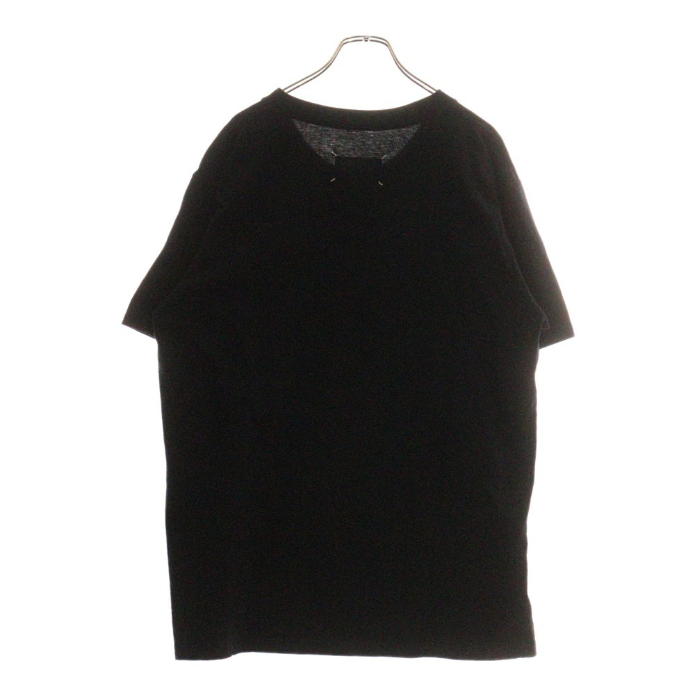 Maison Margiela 1(メゾンマルジェラ) 15SS FLAME T-SHIRT フレイム フロントプリント 半袖Tシャツ カットソー ブラック S31GC0432 S21058