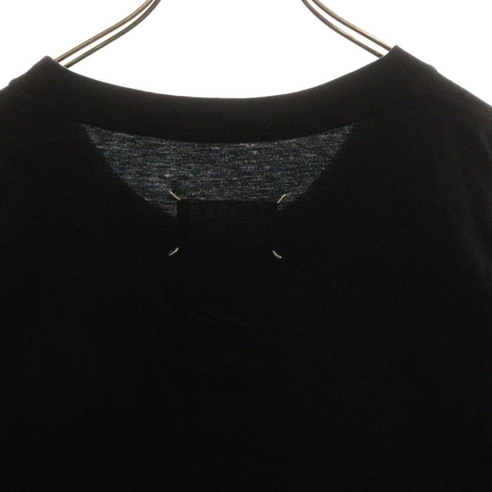 Maison Margiela 1(メゾンマルジェラ) 15SS FLAME T-SHIRT フレイム フロントプリント 半袖Tシャツ カットソー ブラック S31GC0432 S21058