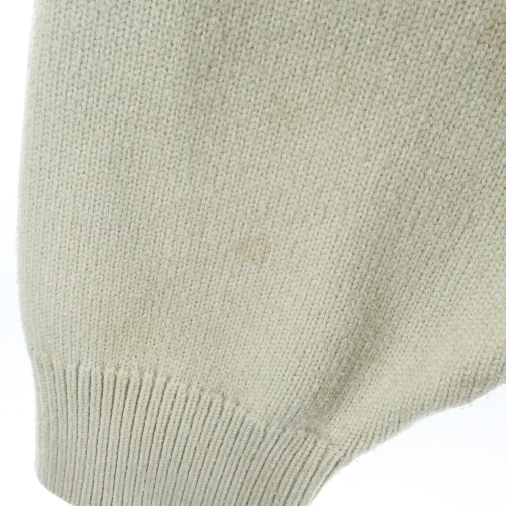 ESSENTIALS FEAR OF GOD(エッセンシャル フィアオブゴッド) 1977 KNIT LOGO LS POLO フロントロゴデザイン 1B ニットポロ セーター ベージュ