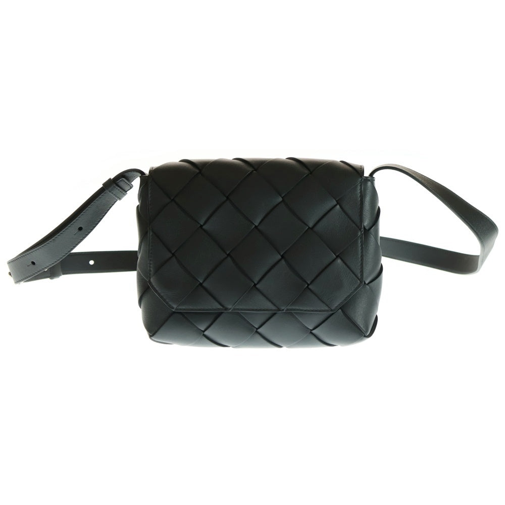 BOTTEGA VENETA(ボッテガヴェネタ) ディアゴ スモール イントレチャート レザー クロスボディ ショルダーバッグ グレー