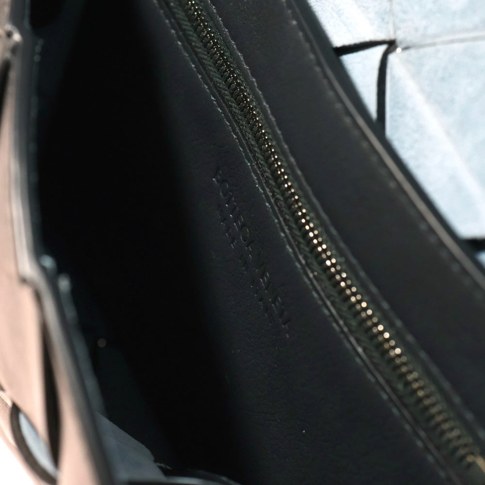 BOTTEGA VENETA(ボッテガヴェネタ) ディアゴ スモール イントレチャート レザー クロスボディ ショルダーバッグ グレー