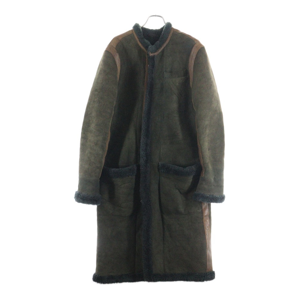 EMPORIO ARMANI(エンポリオアルマーニ) ボア ムートンコート ジャケット カーキ