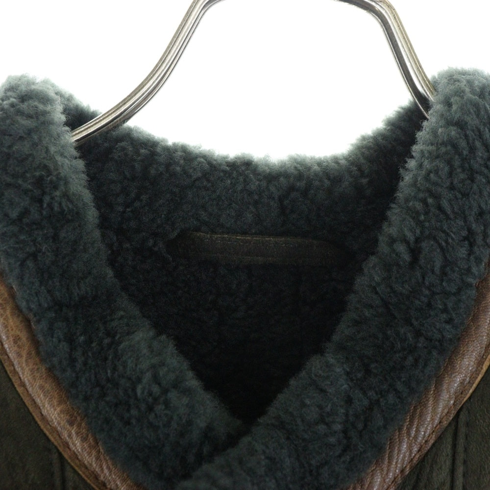 EMPORIO ARMANI(エンポリオアルマーニ) ボア ムートンコート ジャケット カーキ