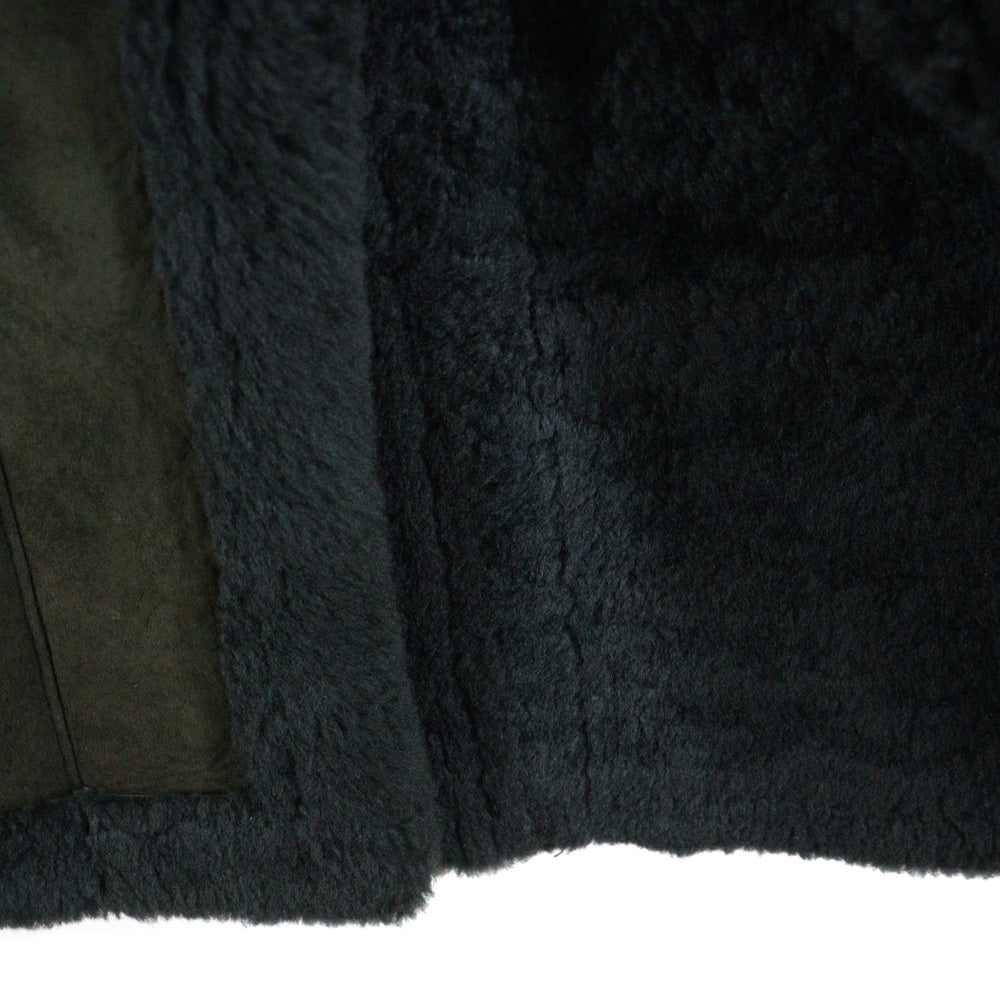 EMPORIO ARMANI(エンポリオアルマーニ) ボア ムートンコート ジャケット カーキ