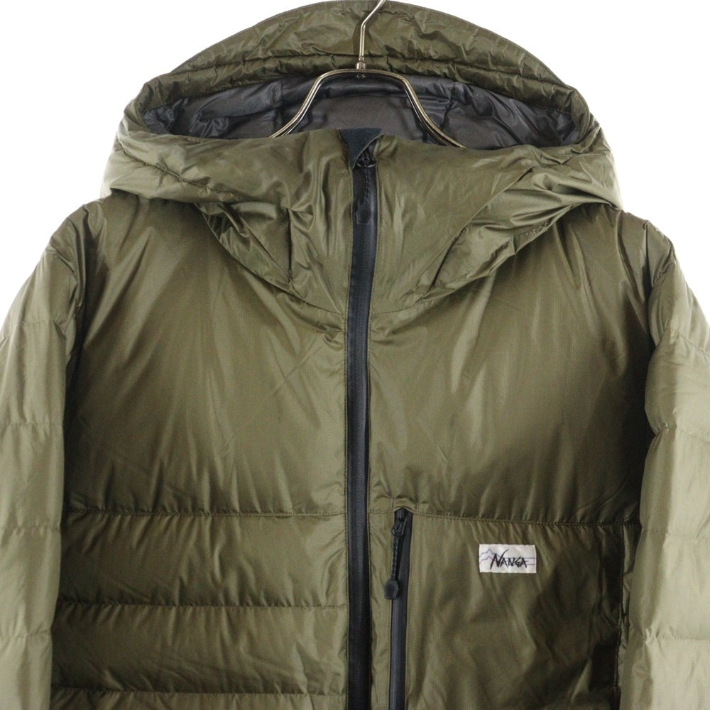 NANGA(ナンガ) MOONLOID ムーンロイド ジップアップ ダウン ジャケット カーキ