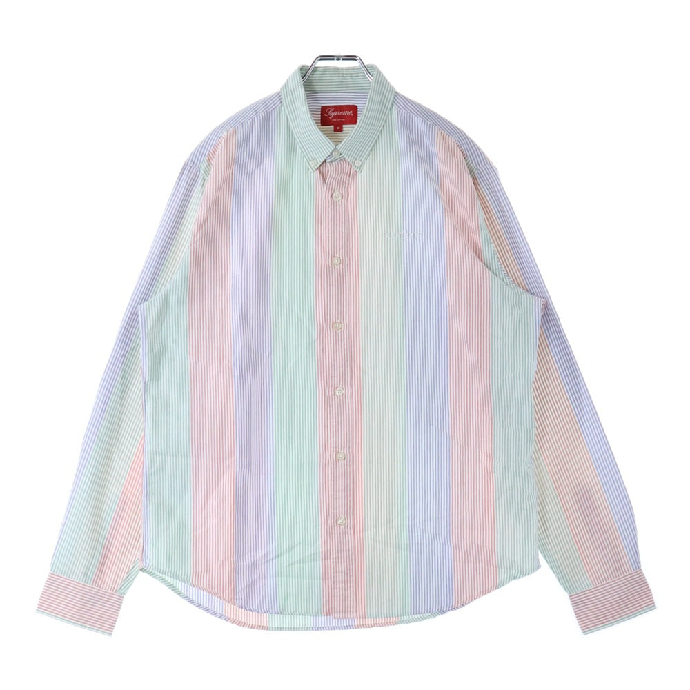 SUPREME(シュプリーム) 20SS Oxford Shirt ストライプ オックスフォード 長袖シャツ マルチカラー