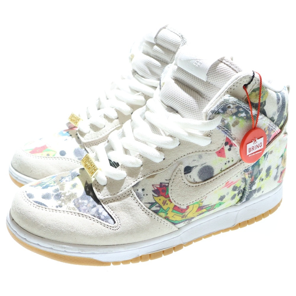 NIKE(ナイキ) 23AW ×SUPREME SB DUNK HIGH OG QS RAMMELLZEE シュプリーム ダンク ラメルジー ハイカットスニーカー ベージュ US8/26cm FD8779-100