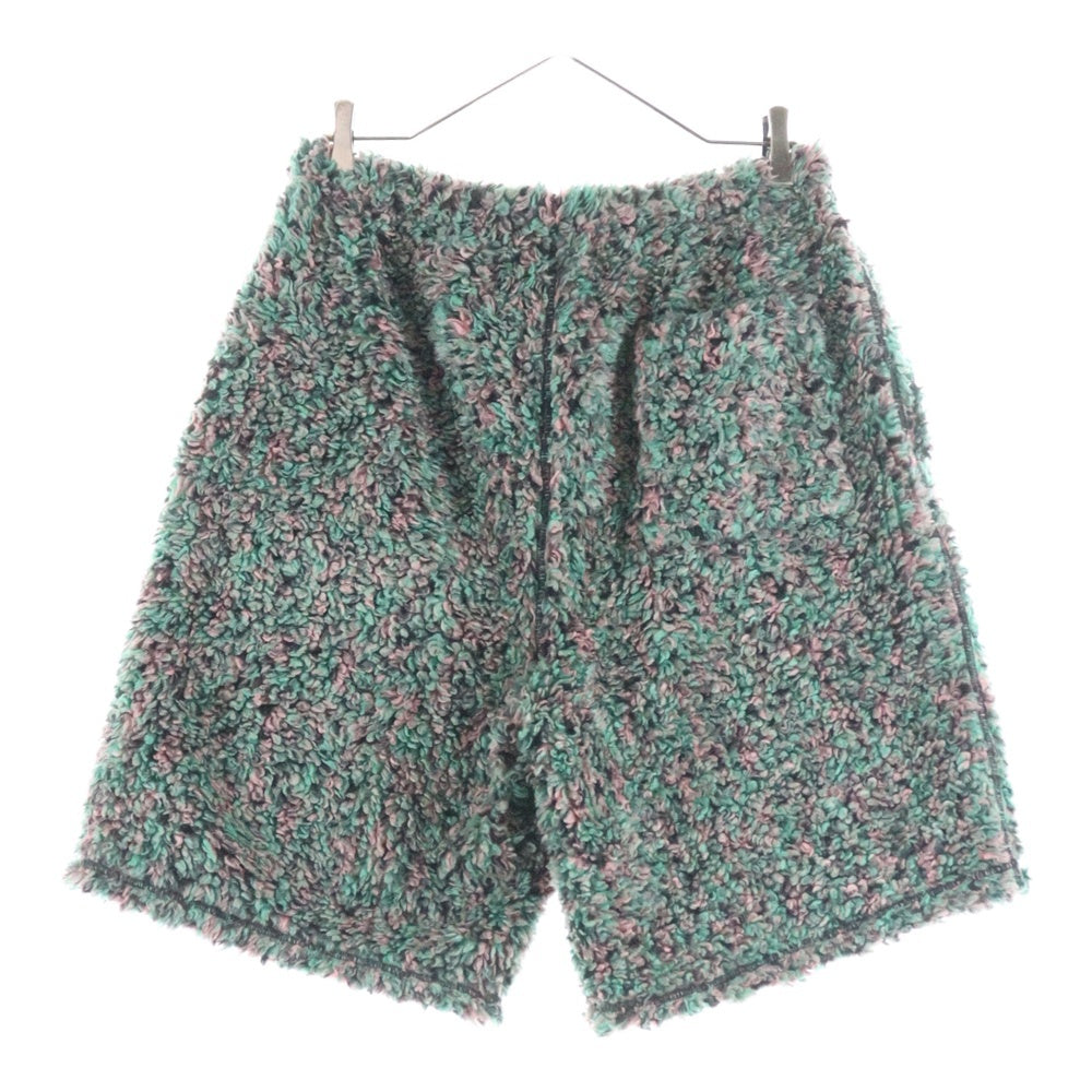 SUPREME(シュプリーム) 23SS ×THE NORTH FACE High Pile Fleece Short ハイパイルフリース ショートパンツ グリーン/ピンク NB02308I