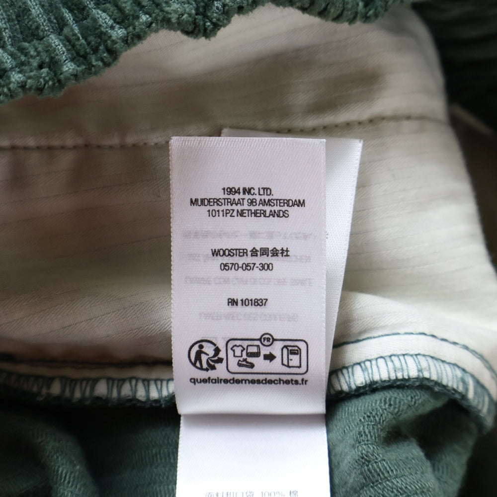 SUPREME(シュプリーム) 23AW Corduroy Skate Pant コーデュロイ スケート バギーパンツ グリーン