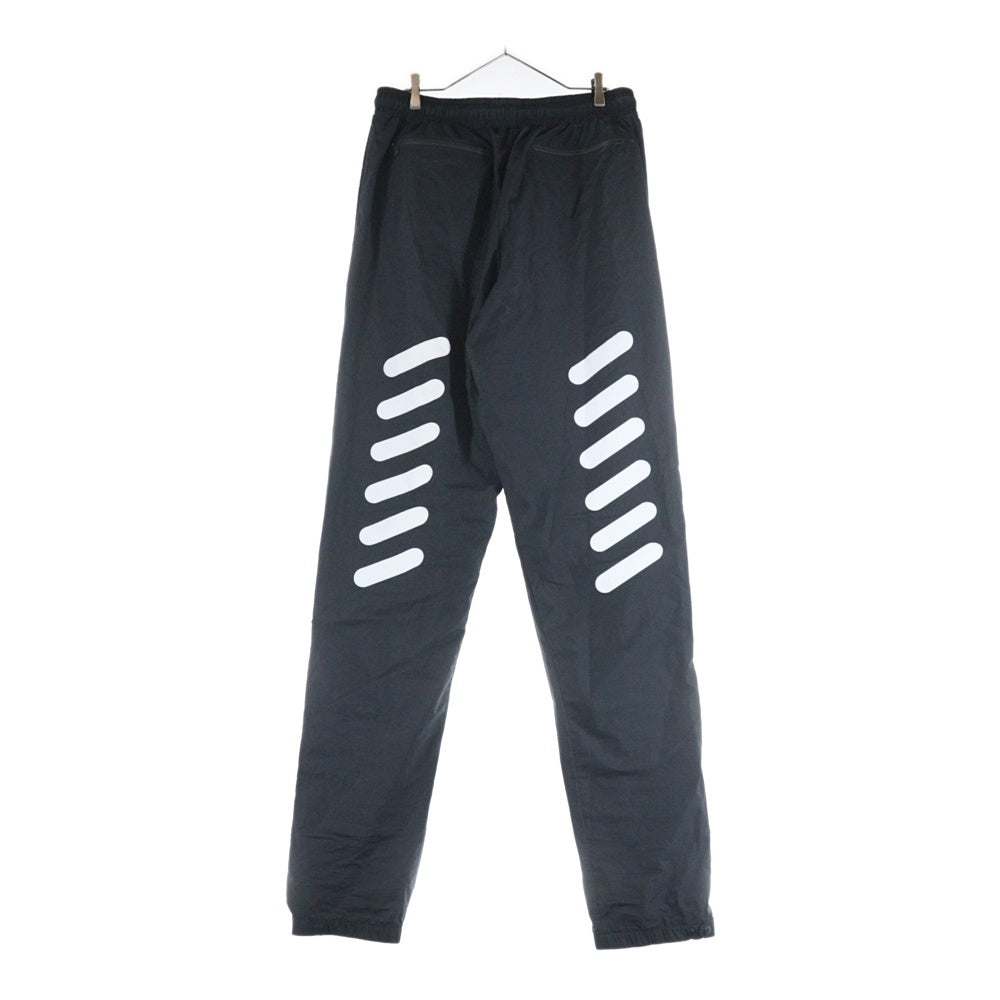 NIKE(ナイキ) 18SS ×OFF-WHITE MERCURIAL NRG オフホワイト マーキュリアル エヌアールジー ロゴ エンブロイダリー トラックパンツ ブラック AA3299-010
