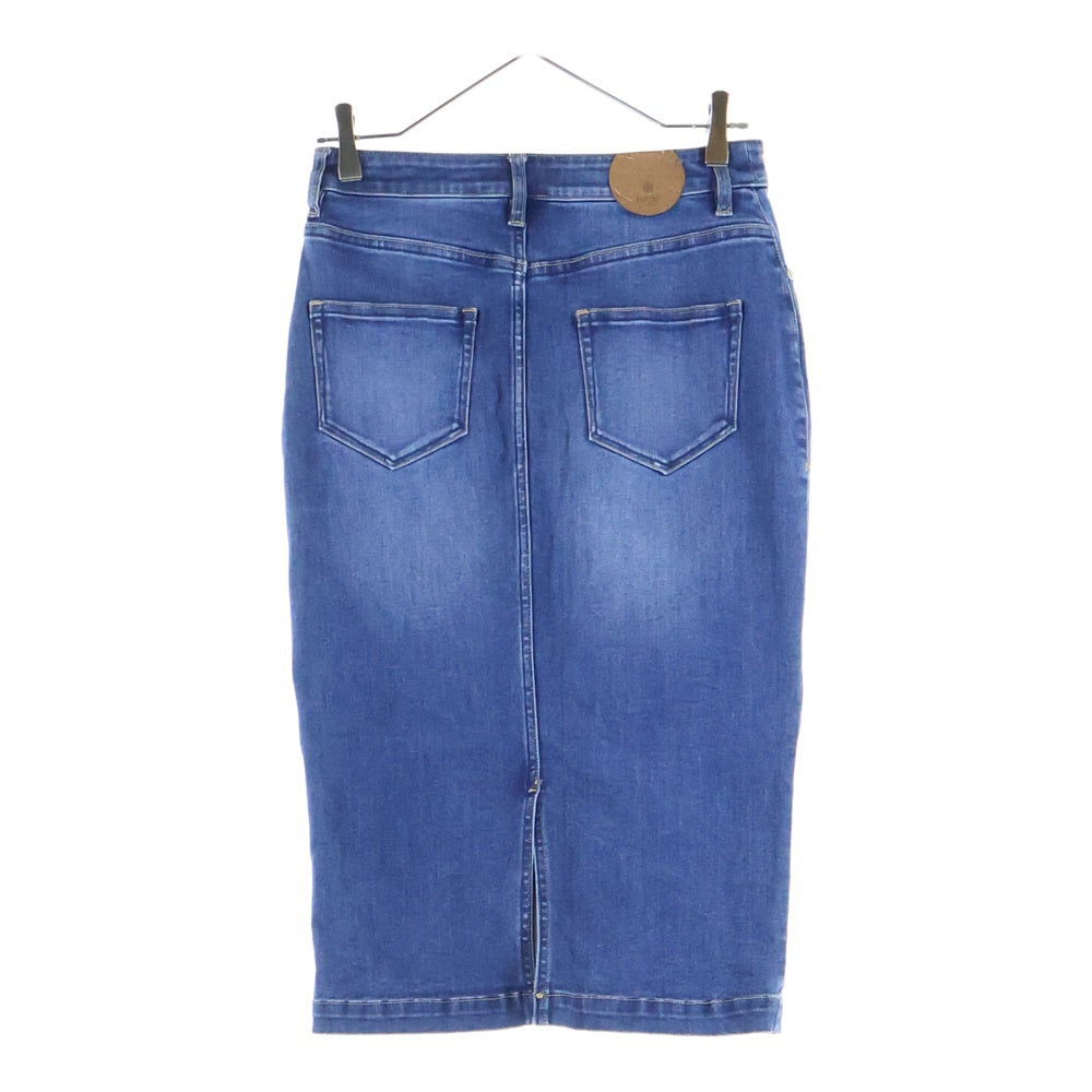 nano universe(ナノユニバース) バックスリット デニムスカート インディゴ レディース 673-9230020