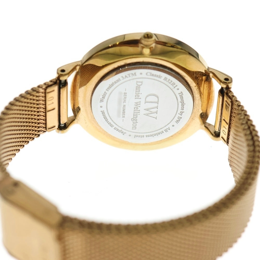 Daniel Wellington(ダニエルウェリントン) クラシック ステンレス クオーツ時計 腕時計 レディース ゴールド B32R1