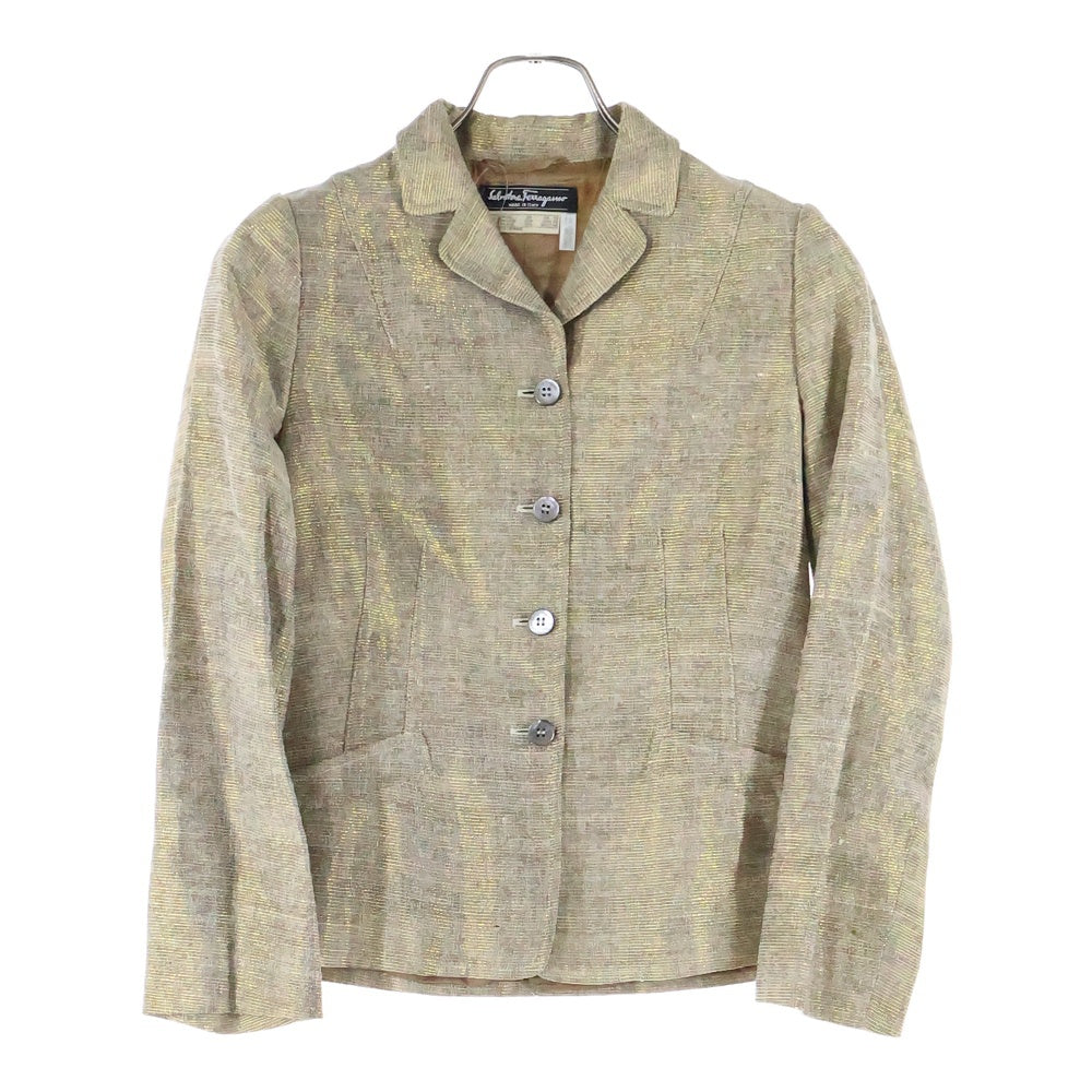 Salvatore Ferragamo(サルヴァトーレ フェラガモ) シルク混 レーヨン