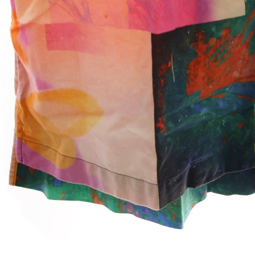 Acne Studios(アクネ ストゥディオズ) ボタニカルプリント ショートスリーブ オープンカラーシャツ マルチカラー FN-MN-SHIR000211