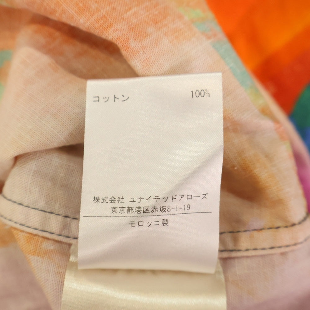 Acne Studios(アクネ ストゥディオズ) ボタニカルプリント ショートスリーブ オープンカラーシャツ マルチカラー FN-MN-SHIR000211