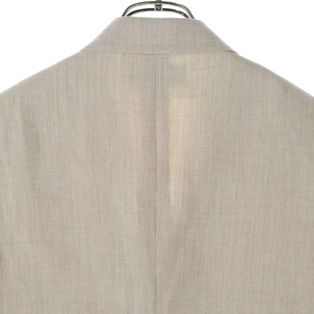 HYKE(ハイク) 20SS レーヨン混 シングルテーラードジャケット ベージュ 201-17230