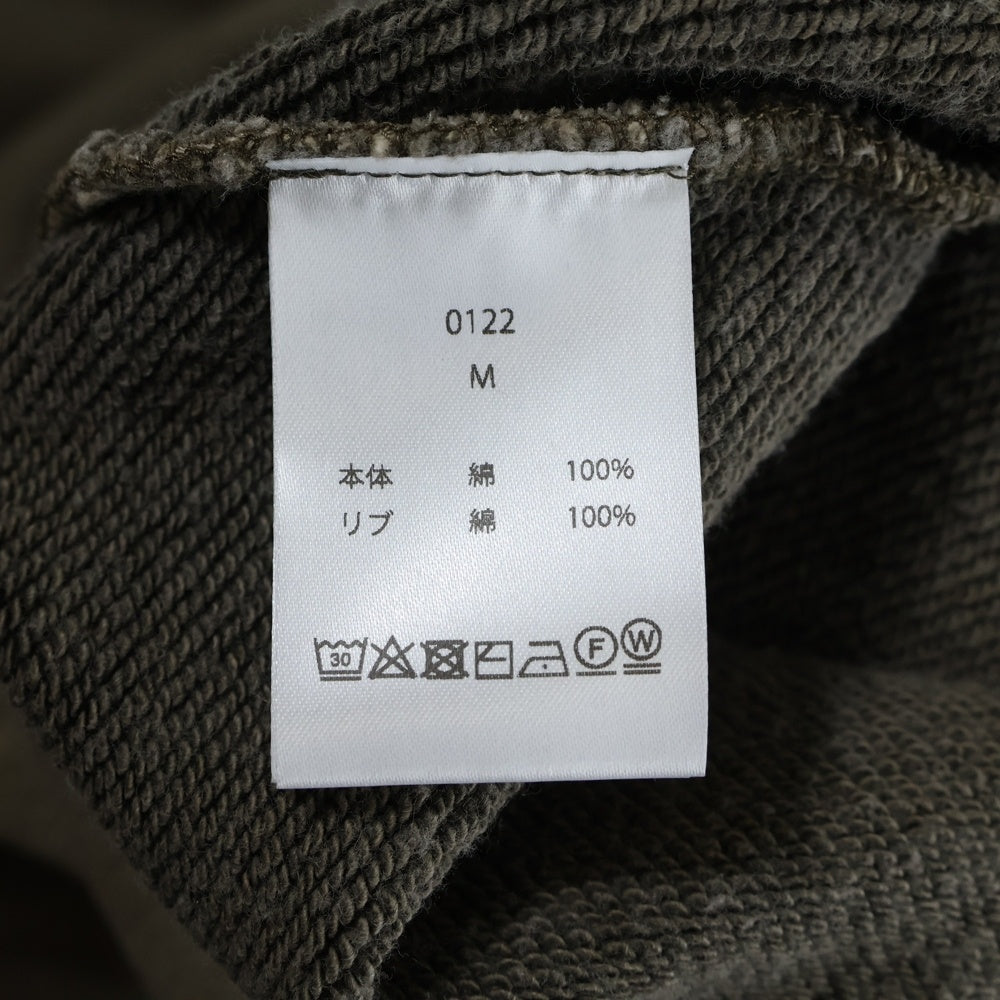 NO BRAND(ノーブランド) OVY オヴィー Pigment Damage Processing Crew Neck Sweat ピグメントダメージプロッセシング クルーネックスウェット トレーナー ブラウン