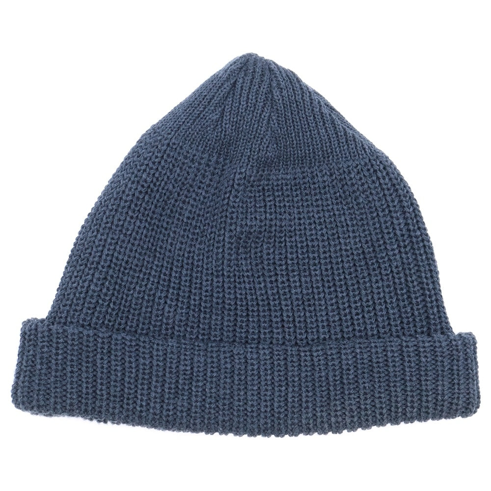 KIJIMA TAKAYUKI(キジマタカユキ) COTTON ACRYLIC WATCH CAP コットンアクリルニット ウォッチキャップ ビーニー ブラック KN-251001