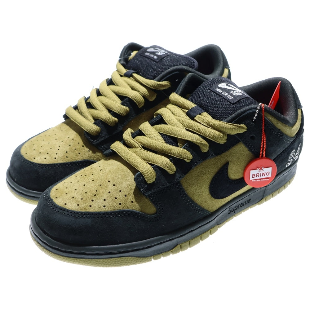 NIKE(ナイキ) ×Supreme Dunk Low Camper Green アジア限定 ダンク ローカットスニーカー キャンパーグリーン US9/27cm HQ8487-300