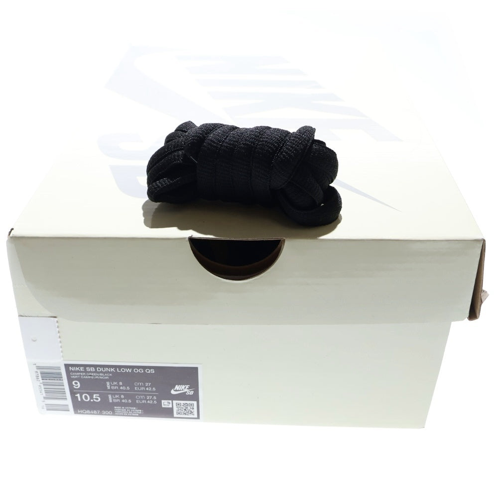 NIKE(ナイキ) ×Supreme Dunk Low Camper Green アジア限定 ダンク ローカットスニーカー キャンパーグリーン US9/27cm HQ8487-300