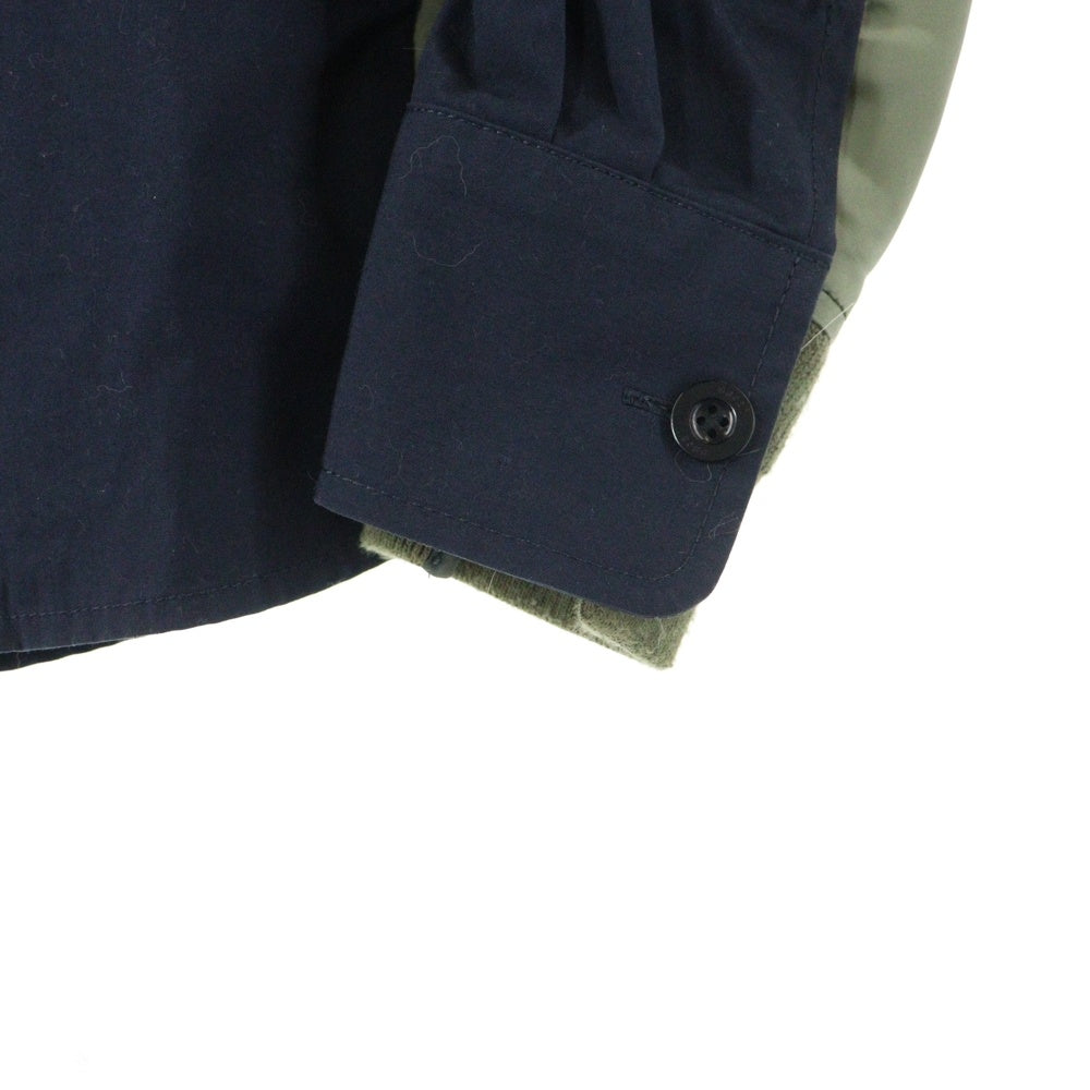 Sacai(サカイ) Cotton Oxford Nylon Twill Shirt コットンオックスフォード ナイロンツイル シャツ SCM-040