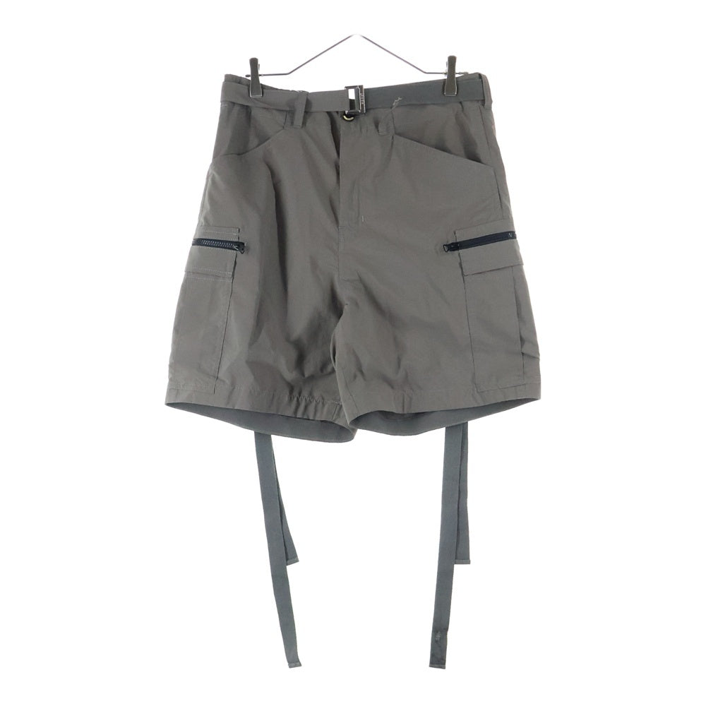 Sacai(サカイ) 【SAMPLE品】 ナイロン ベルト カーゴショーツ パンツ カーキ