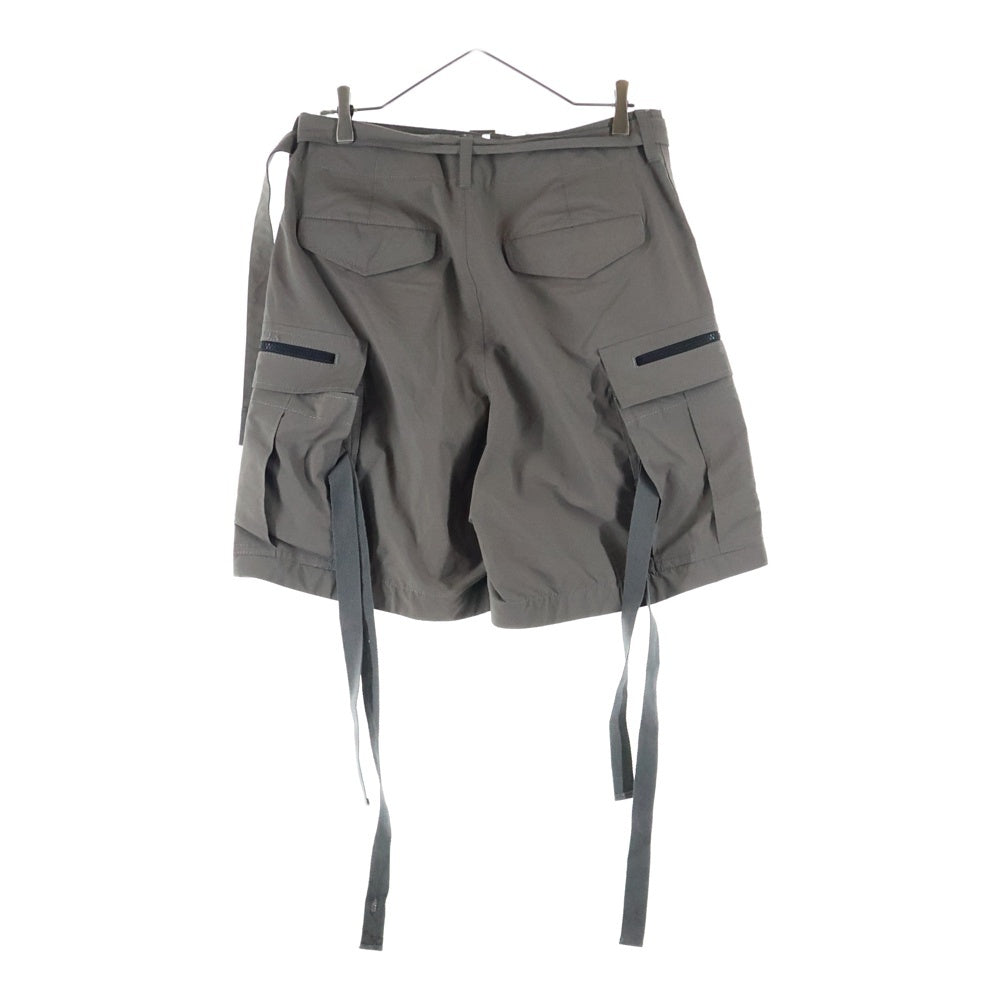 Sacai(サカイ) 【SAMPLE品】 ナイロン ベルト カーゴショーツ パンツ カーキ