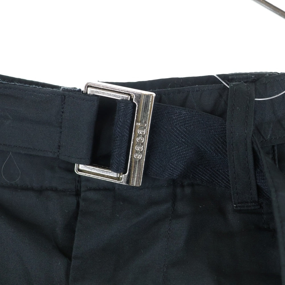 Sacai(サカイ) 【SAMPLE品】 ナイロン ベルト カーゴショーツ パンツ ブラック