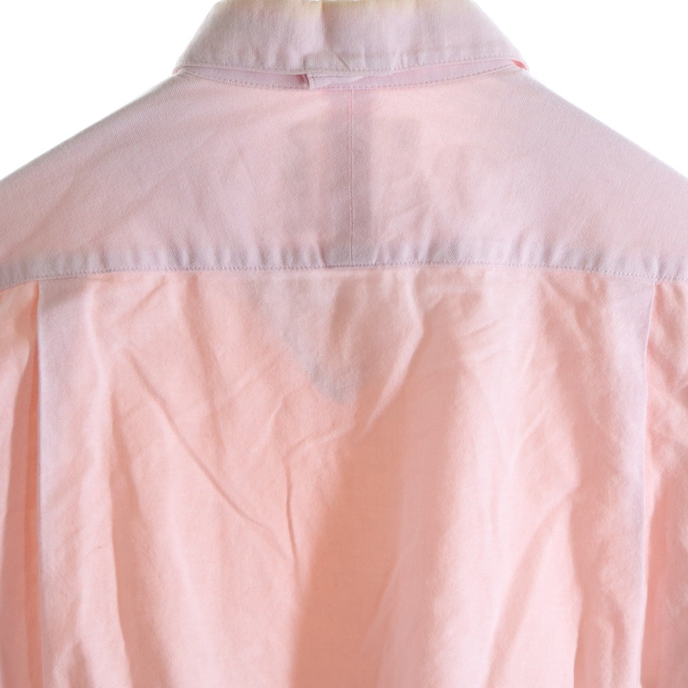 Sacai(サカイ) シャツ ドッキング スウェットトレーナー ピンク 17-01496M