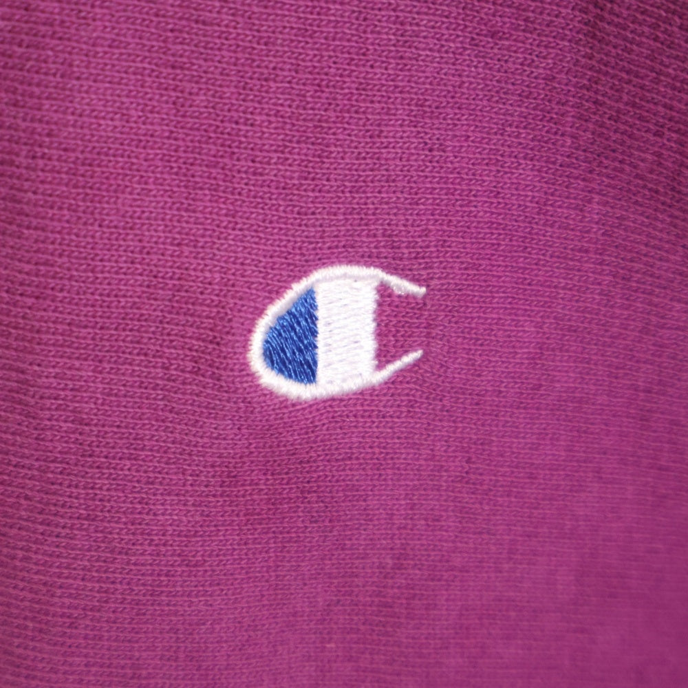 CHAMPION(チャンピオン) 90S VINTAGE REVERSE WEAVE USA製 リバースウィーブ 刺繍タグ クルーネック コットンスウェット トレーナー パープル