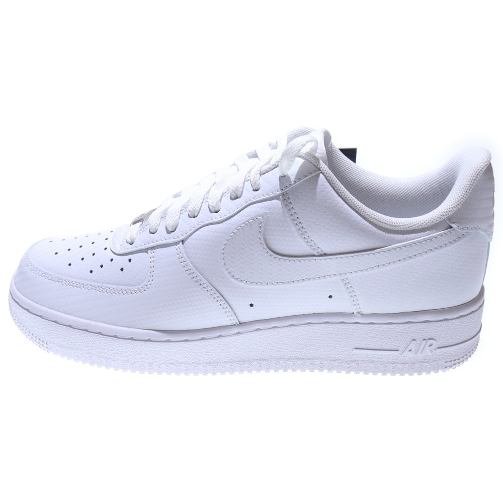 NIKE(ナイキ) AIR FORCE 1 CARBON FIBER エアフォースワン カーボンファイバー ローカットスニーカー ホワイト US8.5/26.5cm HF2886-100