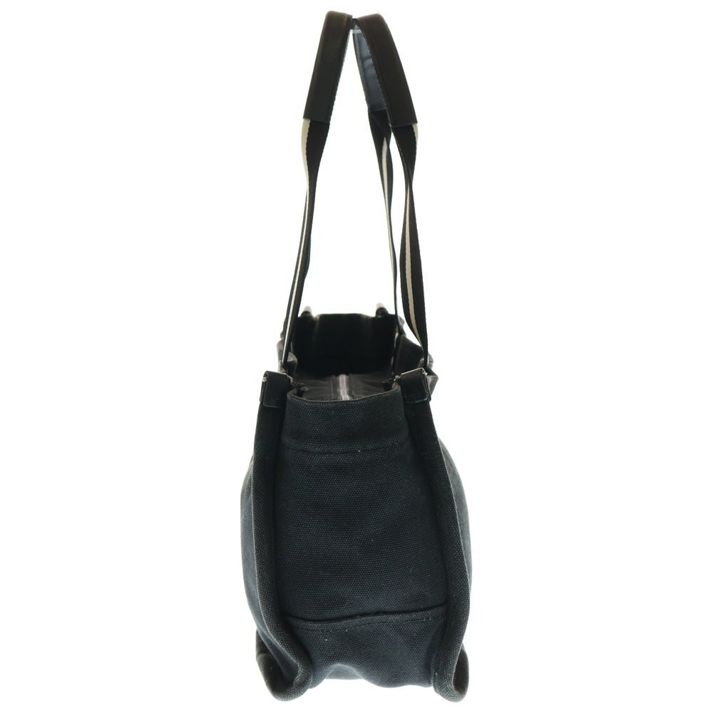 MARC JACOBS(マークジェイコブス) LOGO DESIGN CANVAS TOTE BAG フロントロゴデザイン キャンバス生地 トートバッグ ブラック H050M06FA21001