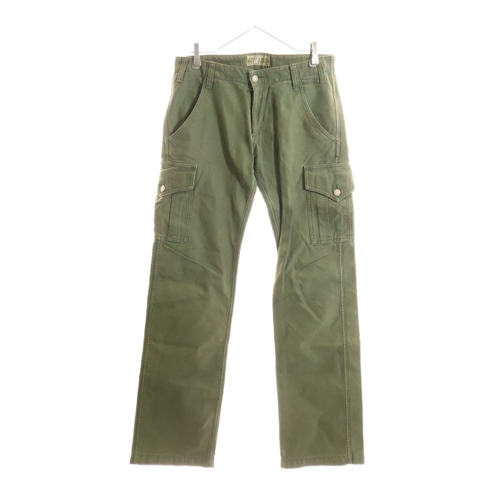 T.M.T(ティーエムティー) コットン ミリタリー ストレート カーゴパンツ カーキ TPT-F0807