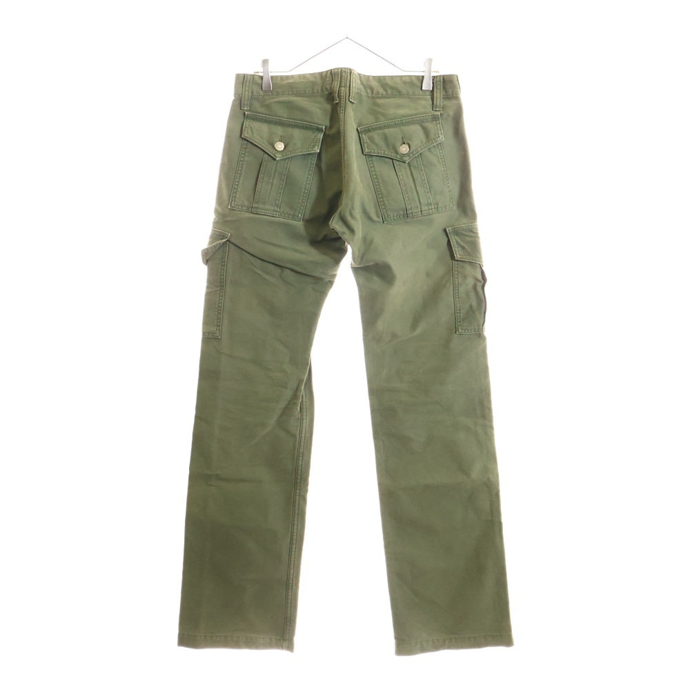 T.M.T(ティーエムティー) コットン ミリタリー ストレート カーゴパンツ カーキ TPT-F0807