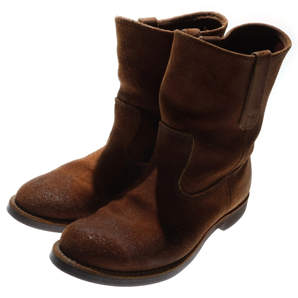 RED WING(レッド ウイング) PECOS BOOTS スエード レザー ロング ペコスブーツ ブラウン 8189