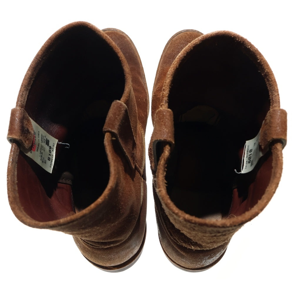 RED WING(レッド ウイング) PECOS BOOTS スエード レザー ロング ペコスブーツ ブラウン 8189