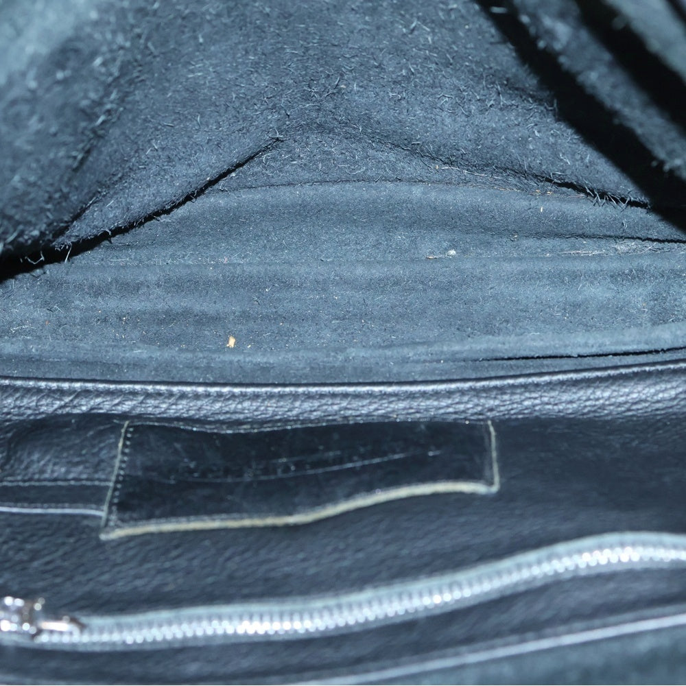 CHROME HEARTS(クロムハーツ) SOFT SHOULDER ソフト ダガージップ ガンスリンガーバックル ショルダーバッグ メッセンジャーバッグ ブラック/シルバー