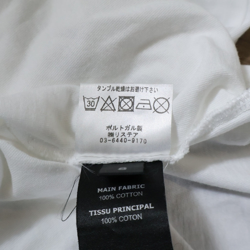 VETEMENTS(ヴェトモン) 20AW ロゴデザイン 両面プリント クルーネック カットソー 半袖Tシャツ ホワイト UAH21TR625