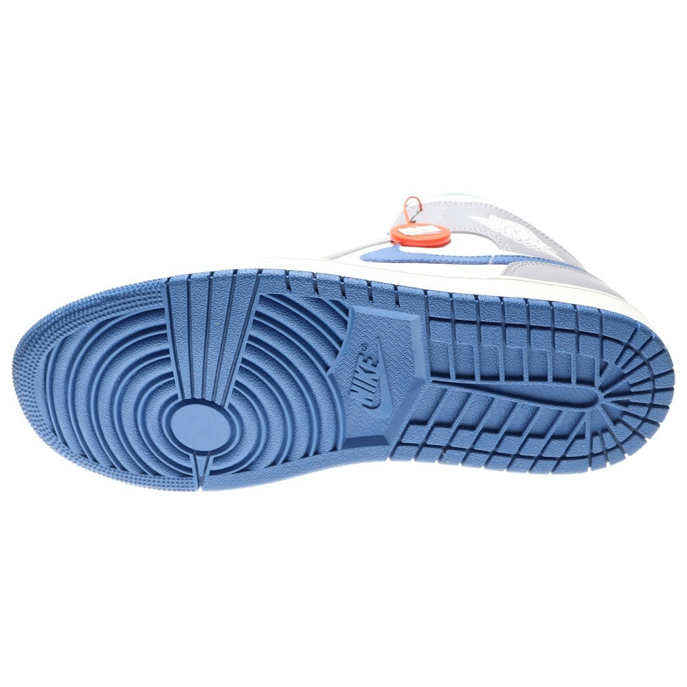 NIKE(ナイキ) AIR JORDAN 1 MID TRUE BLUE エアジョーダン ミッド トルゥーブルー ミッドカットスニーカー ブルー/グレー US9.5/27.5cm DQ8426-014