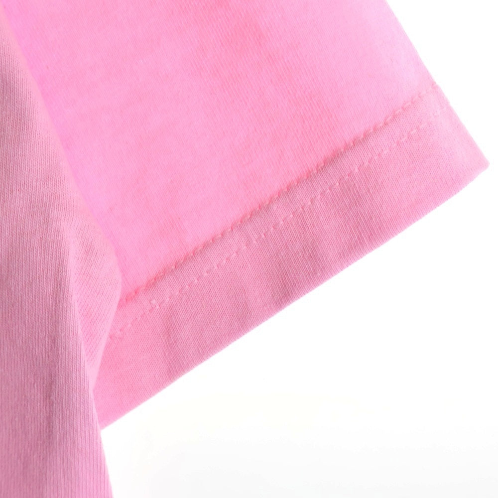 ANTI SOCIAL SOCIAL CLUB(アンチソーシャルソーシャルクラブ) ロゴプリント クルーネック半袖Tシャツ カットソー ピンク