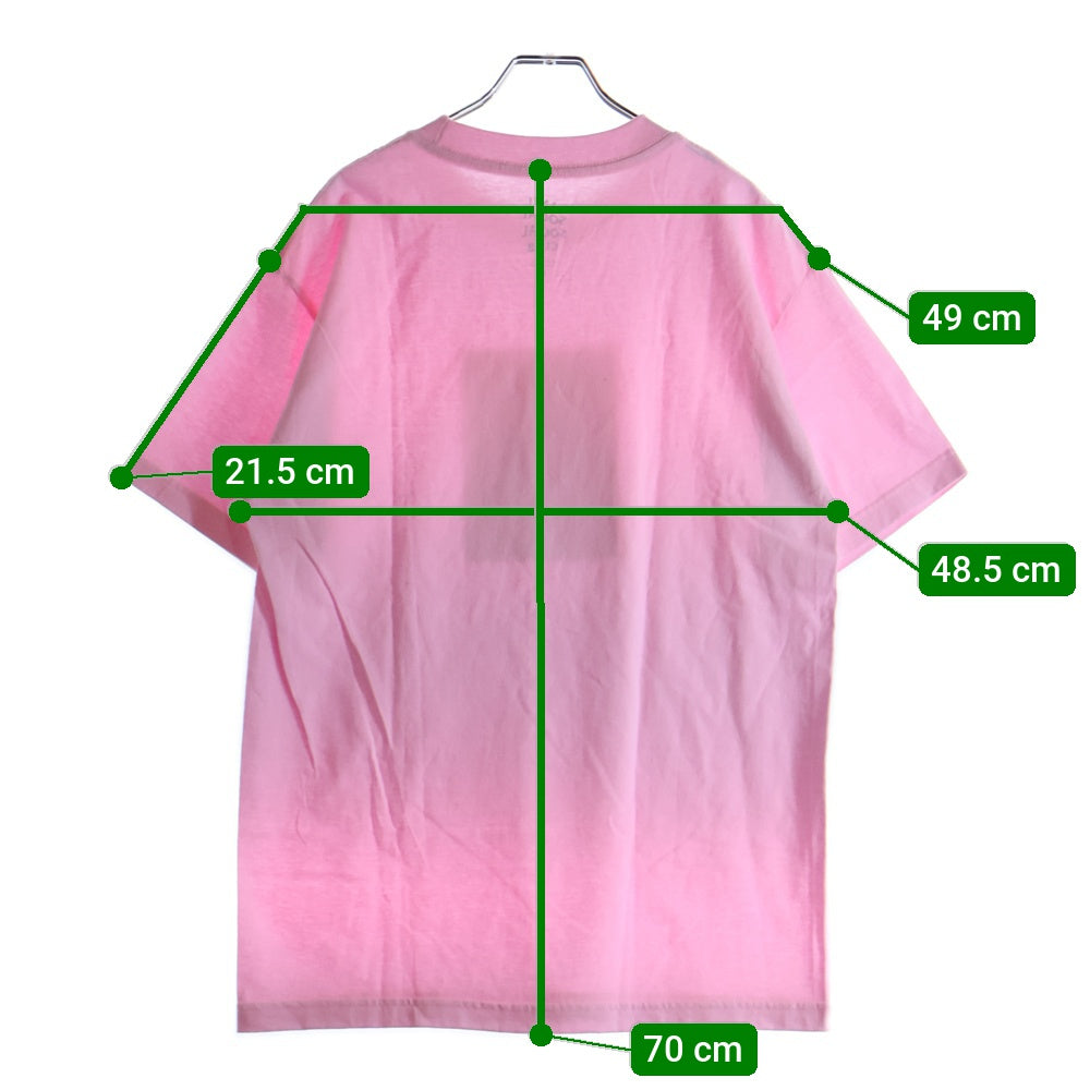 ANTI SOCIAL SOCIAL CLUB(アンチソーシャルソーシャルクラブ) ロゴプリント クルーネック半袖Tシャツ カットソー ピンク
