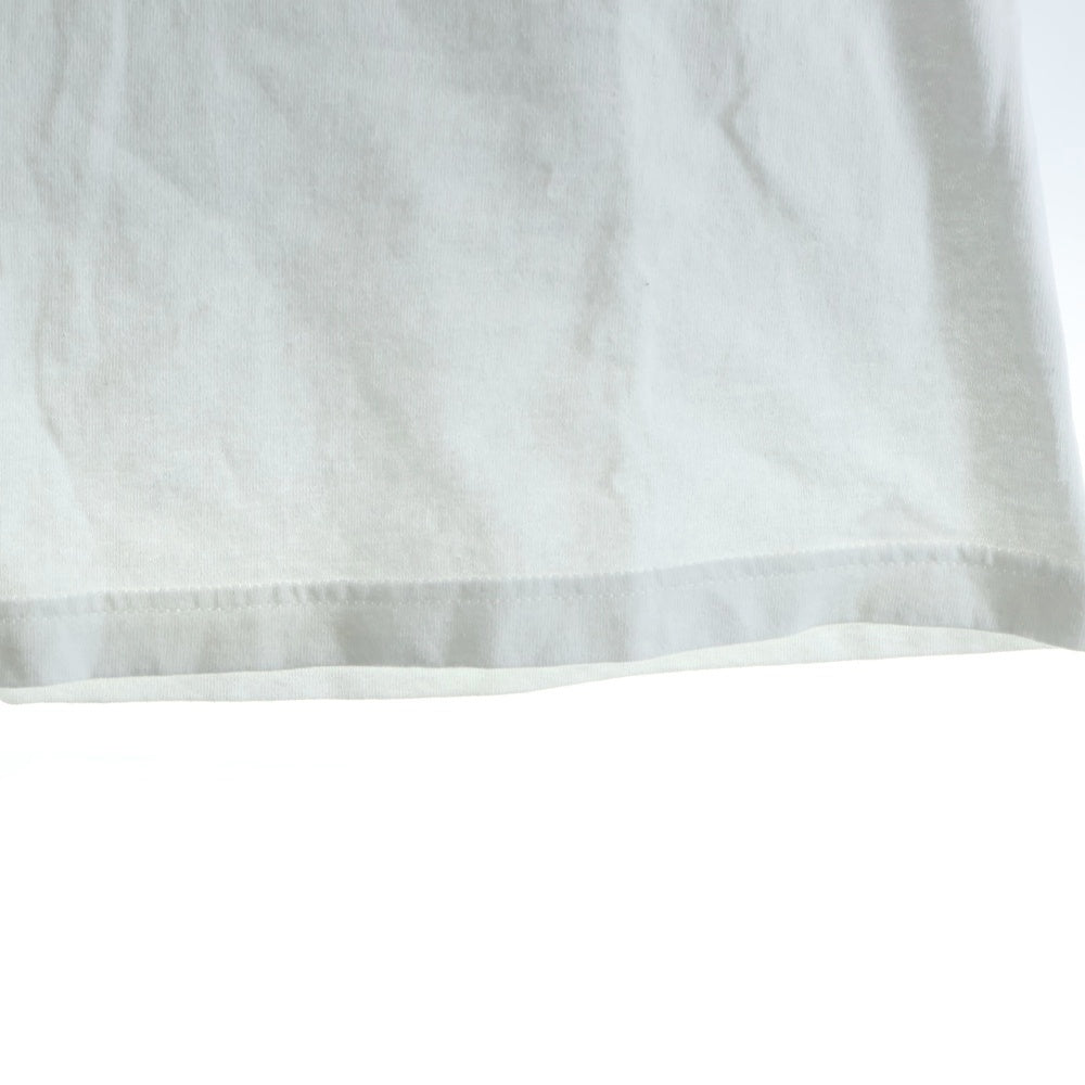 ANTI SOCIAL SOCIAL CLUB(アンチソーシャルソーシャルクラブ) 国旗ロゴプリント クルーネック半袖Tシャツ カットソー ホワイト