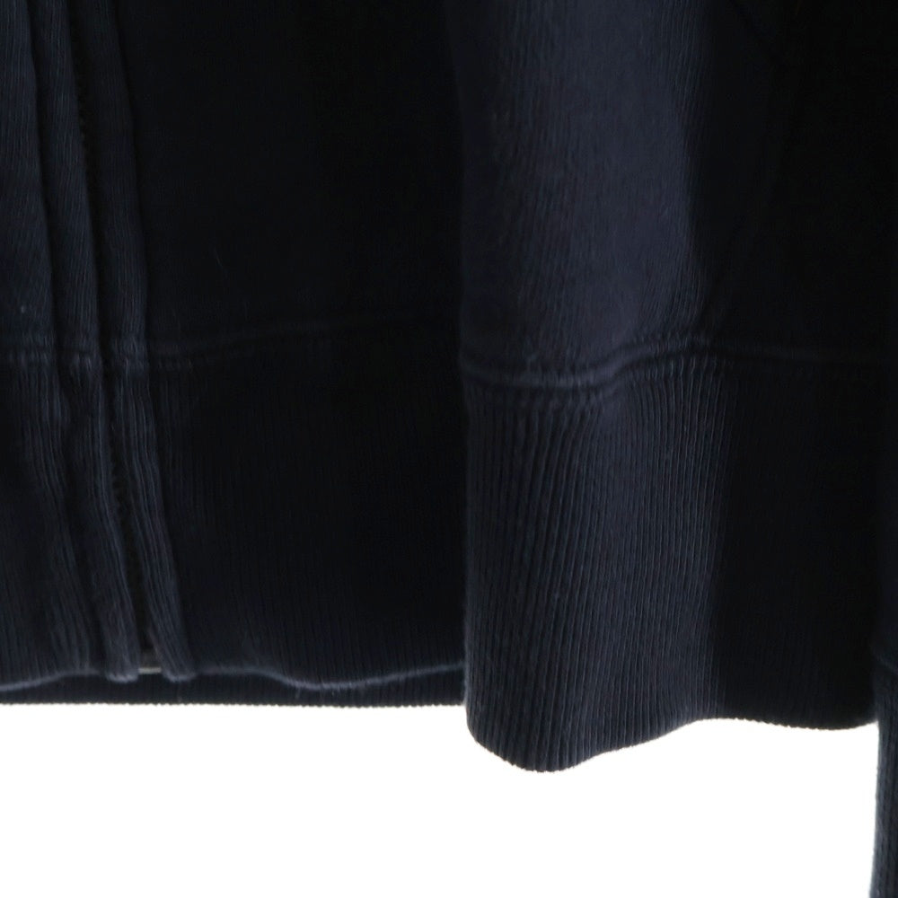 BURBERRY BLACK LABEL(バーバリー ブラックレーベル) ファーカラー ジップアップ スウェット ジャケット ネイビー D1P18‐617‐29