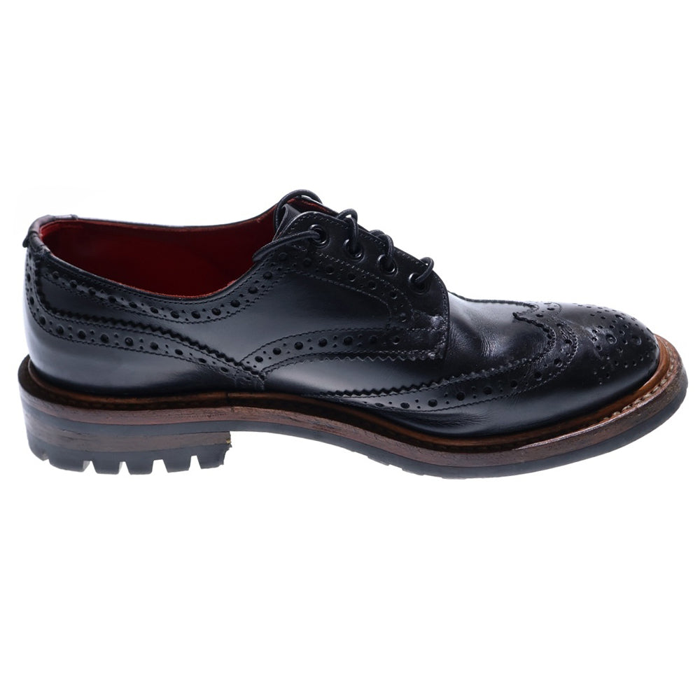 Tricker's(トリッカーズ) BOURTON バートン ウィングチップ レザー シューズ ブラック