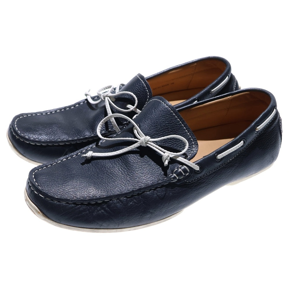 REGAL(リーガル) レザー ドライビングシューズ ネイビー