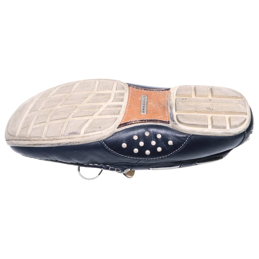 REGAL(リーガル) レザー ドライビングシューズ ネイビー