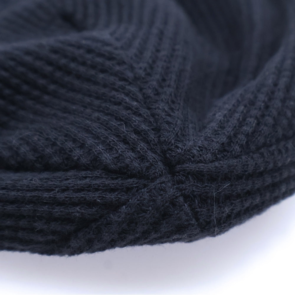 CHROME HEARTS(クロムハーツ) VINE DAGGER THERMAL BEANIE バインダガーデザイン サーマル ビーニー ニット帽 ブラック